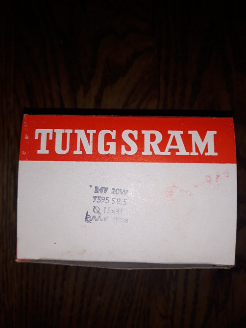 Лампа автомобільна Tungsram 24 V, 20W. Діаметр 15x41. Харків - фото 1