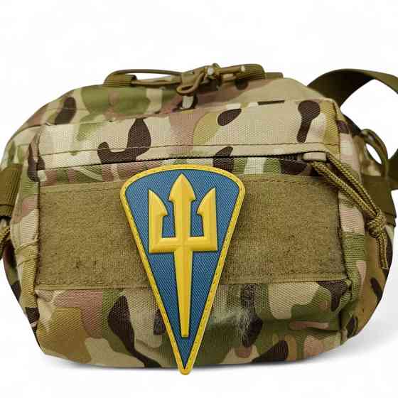 Патч / шеврон герб морської піхоти ЗСУ Запоріжжя