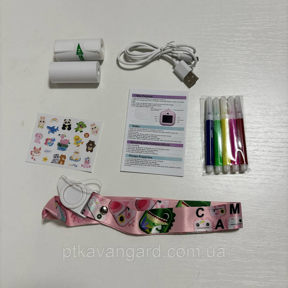 Фотоаппарат принтер детский 
