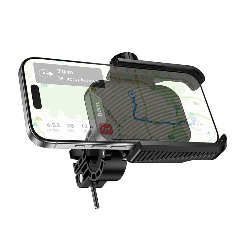 Вело/Мото держатель для телефона HOCO H91 Milly motorcycle bicycle universal holder Black Одесса - изображение 4
