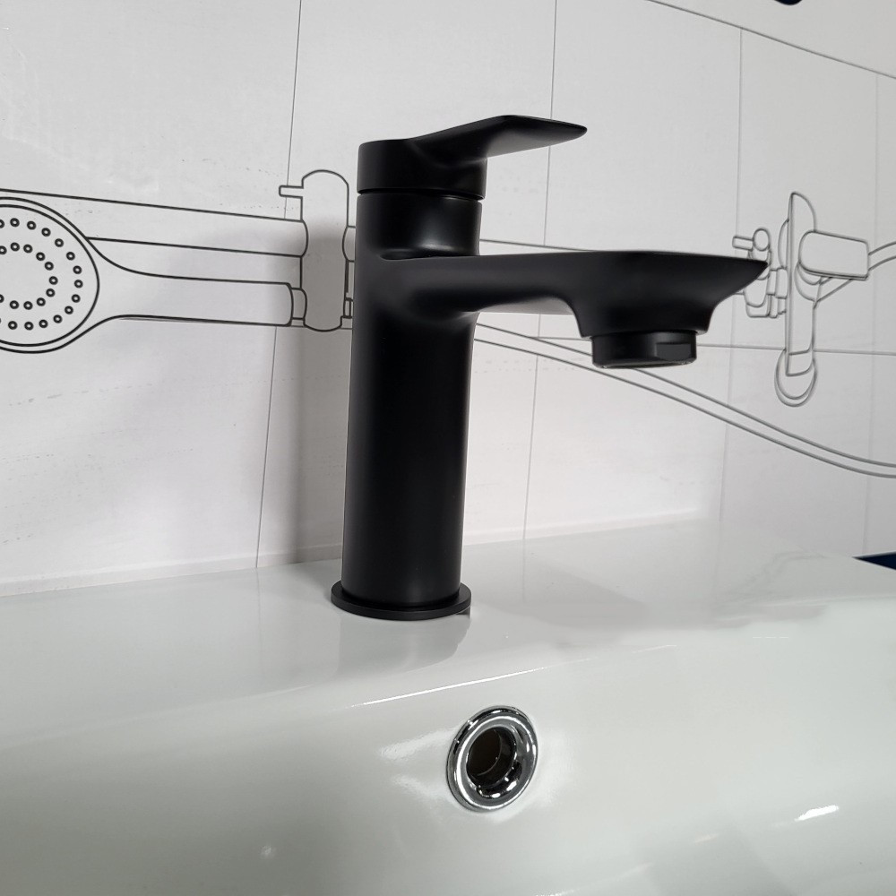 Змішувач для раковини Volle LIBRA de la noche чорний/матовий 1521.010104 Київ - фото 2
