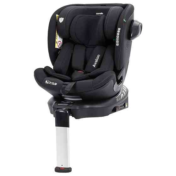 Автокресло CARRELLO Avalon CRL-8805 Absolute Black i-Size 40-150 см ISOFIX, поворот, опор.стойка Киев