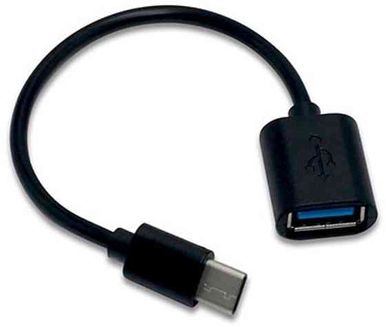 Перехідник USB 3.1 Type-C --> USB 3.0 (OTG) 0.2м. чорний OEM Вінниця