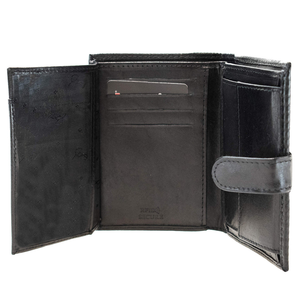 Портмоне мужское кожаное Semi Line RFID Black (P8270-0) Винница - изображение 5