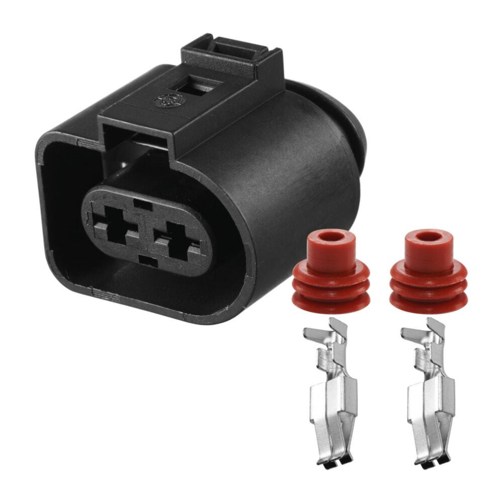 Роз'єм конектор 2-кон., Насос Воздуха, 1J0973752, VAG Германия, Франция, Германия Багато Audi, Bugatti, Porsche, Seat, Skoda, VW Київ - фото 1