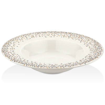 Тарелка By Bone Tinta Tessera для пасти з прямим бортом 25 см (TN-TS-GT-25-CK) Винница - изображение 1