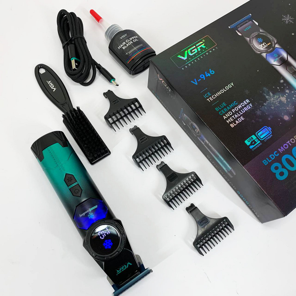 Машинка для стрижки волос с мотором, Набор для стрижки с зарядкой Практичная машинка волос ZH-75 Львов - изображение 12