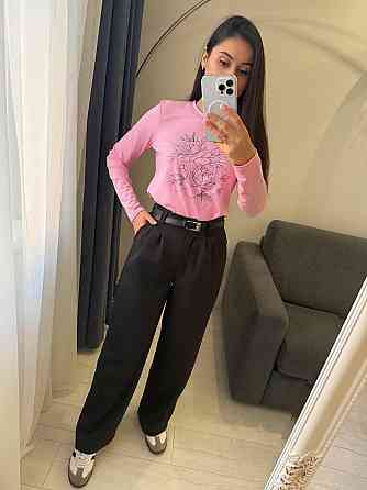 Жіночі класичні штани з ременем костюмка Одеса