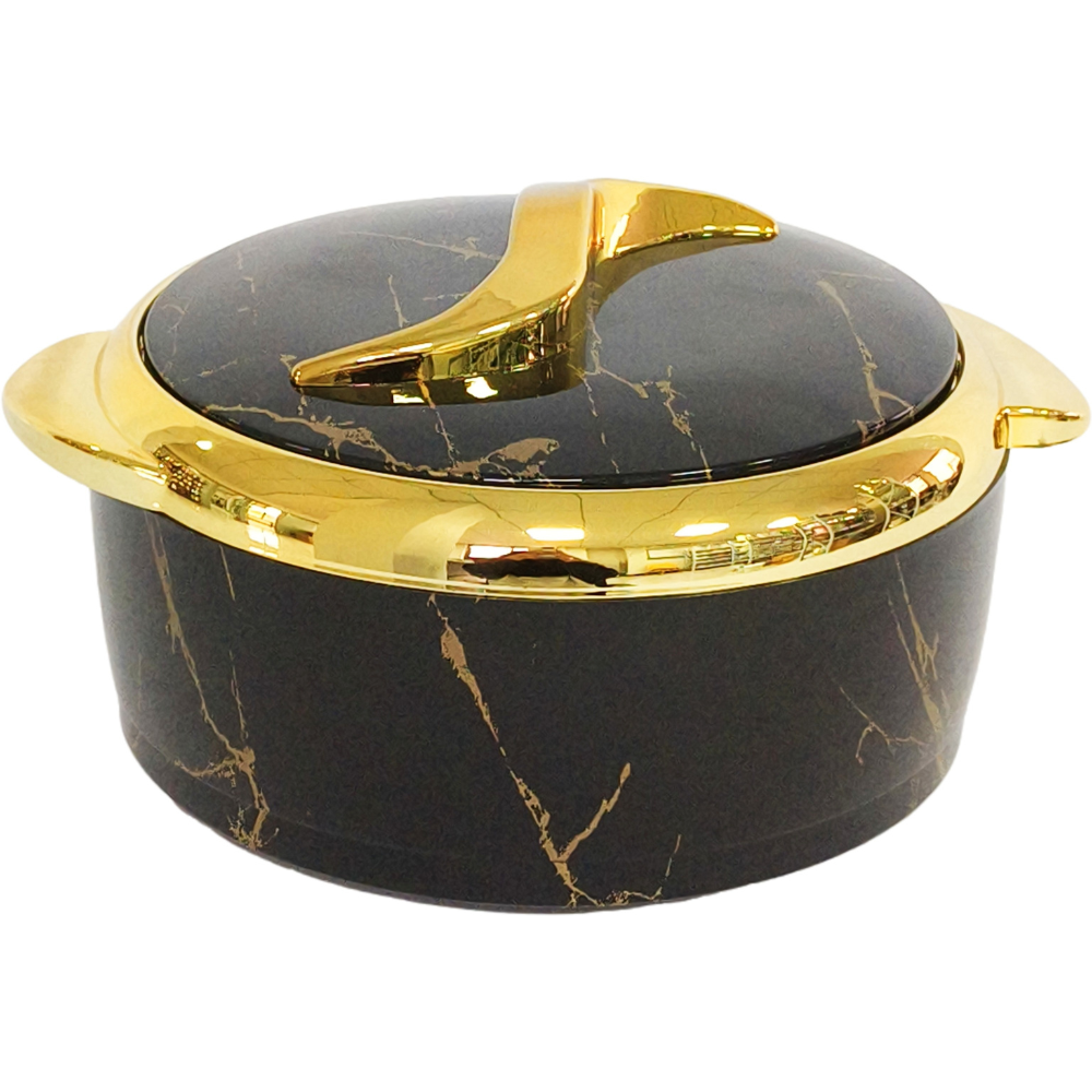 Набор термосов для еды 3в1 термоконтейнеры для сервировки стола, для хранения горячей и холодной пищи 2.5-2-1.5 л,чёрный Каменец-Подольский - изображение 9