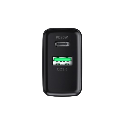 Зарядний пристрій мережевий USB/Type-C 20W чорний Havit HV-UC111 Житомир - фото 4