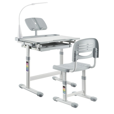 Парта со стулом FunDesk Bellissima grey (221918) Винница - изображение 1