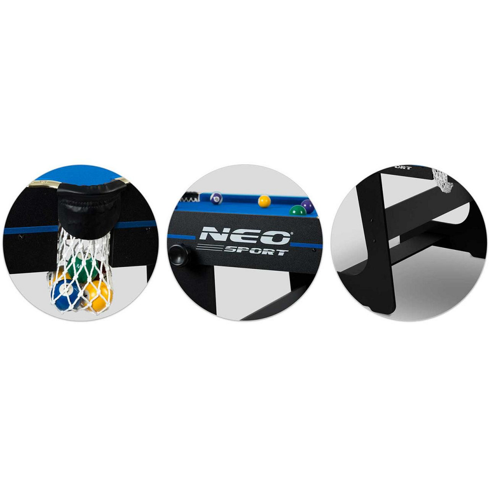 Більярдний стіл з аксесуарами Neo-Sport NS-808, 183 x 92 x 81 см Київ - фото 10
