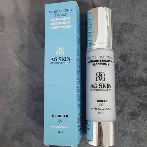 Увлажняющий крем с церамидами и биологическими фракциями каннабиса Moisturising cream cannabis  AG SKIN 50 мл Днепр