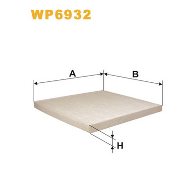 Фільтр салону Wixfiltron WP6932 Вінниця - фото 1