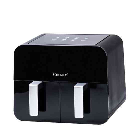 Sokany Аерофритюрниця SOKANY SK-10005 на 10 літрів, з двома відділеннями 2400 Вт чорна Коломыя