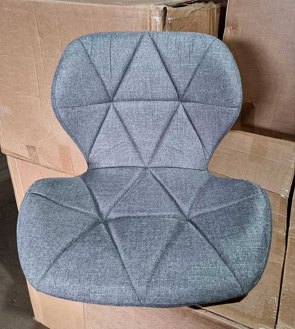 Стілець Стар м'який сіра тканина Дніпро - фото 5