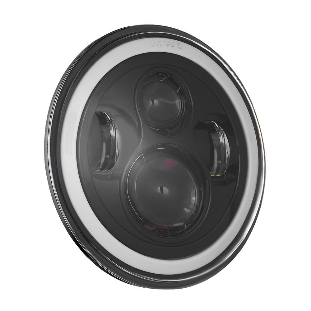 Фара светодиодная Brevia 60W (4x5W ETI+DRL), 4800Lm/2160Lm, 6000K, 177x70мм 1шт Львов - изображение 1