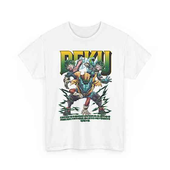 Футболка з аніме принтом Моя геройська академія оверсайз (S/M/L) Чорний AnimeJ0410 Дніпро