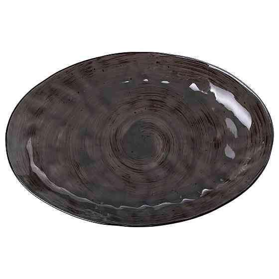 Овальна фарфоровая тарілка для сервірування 35 х 23.5 см Київ