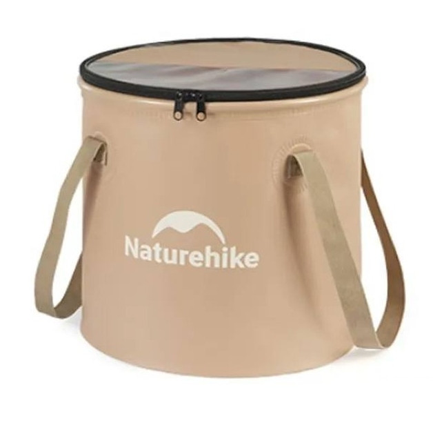 Складне відро для води Naturehike CNK2350CF010 ЕВА (20 л) Бежевий Вінниця - фото 1