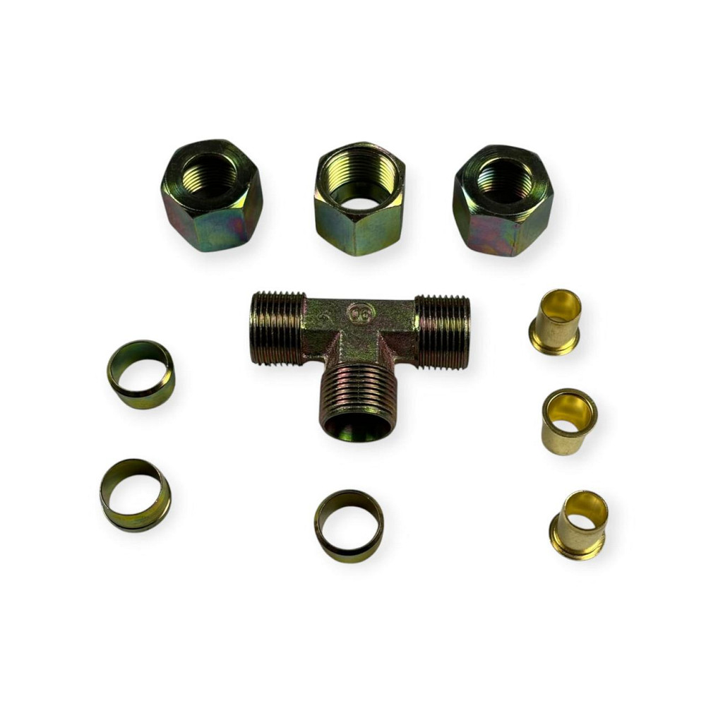 Аварийное металл разборной тройник 14x14x14 соединение Мукачево - изображение 1