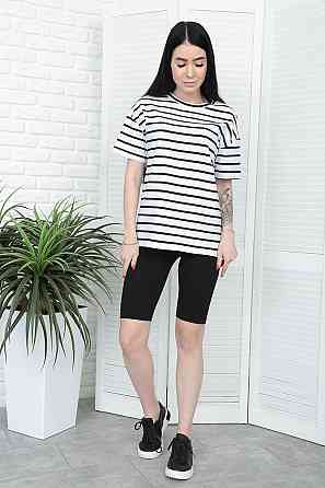 Костюм з велосипедками "Balance" оптом | Норма | Розпродаж моделі Чорний, 46-48 Київ