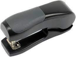 Степлер пластиковий №24/6-26/6 (25 арк.) "Norma" 55 мм. вертикальний чорний, 4047-09N, шт Київ - фото 1