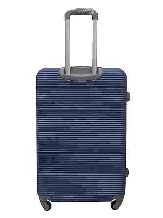 Валіза пластикова MILANO BAG 004 велика темно-синя Київ
