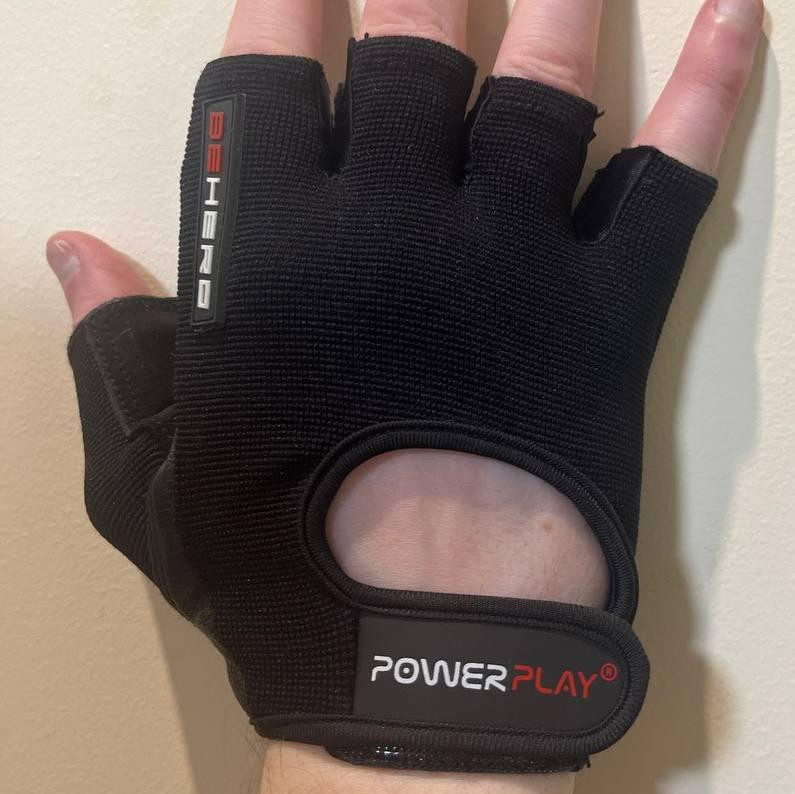 Рукавички для фітнесу і важкої атлетики PowerPlay 9200  чорні XL Київ - фото 10