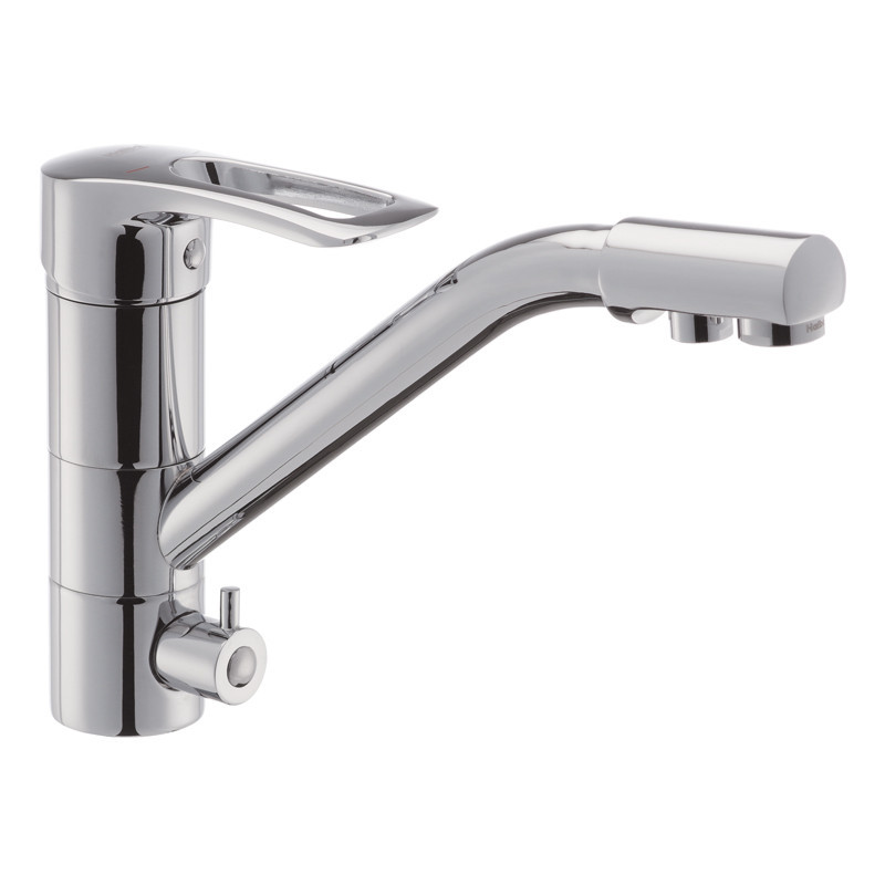 Змішувач для кухні (на мийку) Haiba HANSBERG 021 з виходом для питної води латунь/хром (HB0681) Чернівці - фото 1