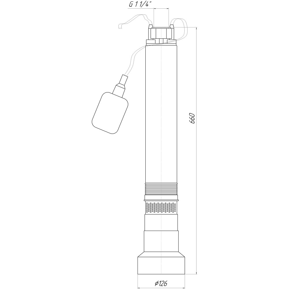 Насос колодязний OPTIMA OP 5,1 - 40/5  F 0,37 кВт,  P max=0,45 кВт( з поплавком ) Тернополь - изображение 3