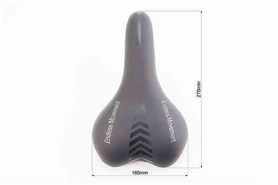 Сидіння MTB 270х160мм, чорне AFT-83 Київ