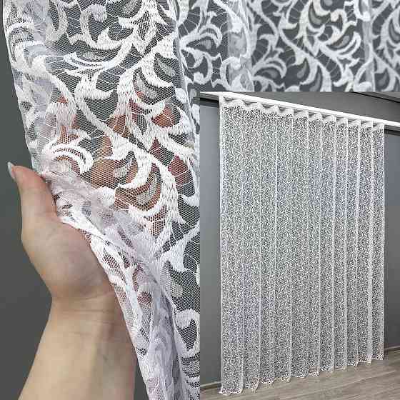 Тюль VR-Textil 1586т Гипюр Белый 300х270 см (42-0546) Киев