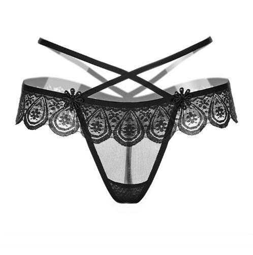 Интимные трусики черные - размер 42-46, 85% полиэстер, 15% нейлон Киев - изображение 1