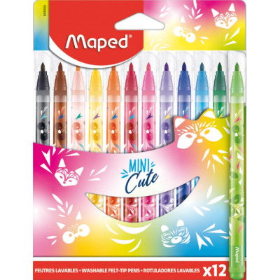 Фломастери Maped MINI CUTE 12 кольорів (MP.845404) Вінниця - фото 1
