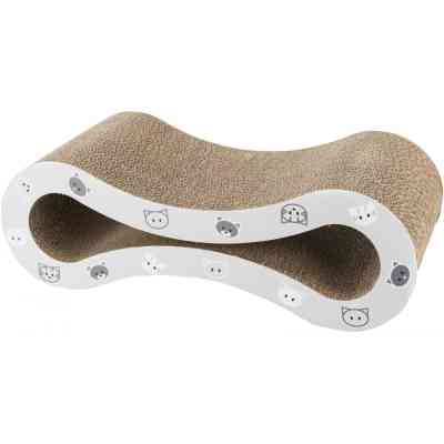 Дряпка (кігтеточка) для котів Trixie «Mimi» картонна з м'ятою 48×16×22 см (червона) (4011905480022) Вінниця