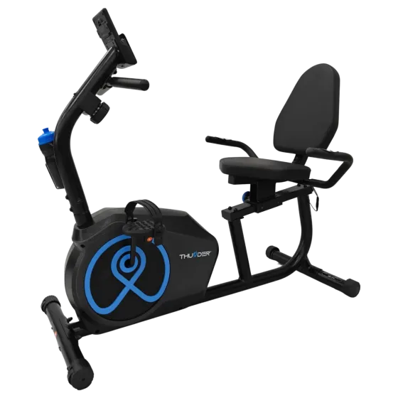 Велотренажер горизонтальний JET THUNDER чорний Київ