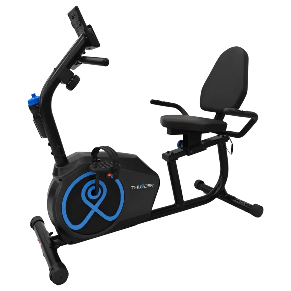 Велотренажер горизонтальний JET THUNDER чорний Київ - фото 1