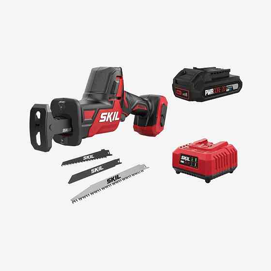 Пила сабельная аккумуляторная бесщеточная, SKIL 3475 CA Compact + энергокомплект 3110 АА 11071800202 (аккумулятор 2,5 Ah, зарядное Одесса