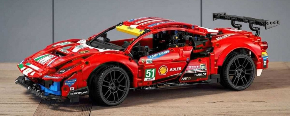 Конструктор Technic Ferrari 488 GTE (42125) — совместим с lego. Харьков - изображение 3