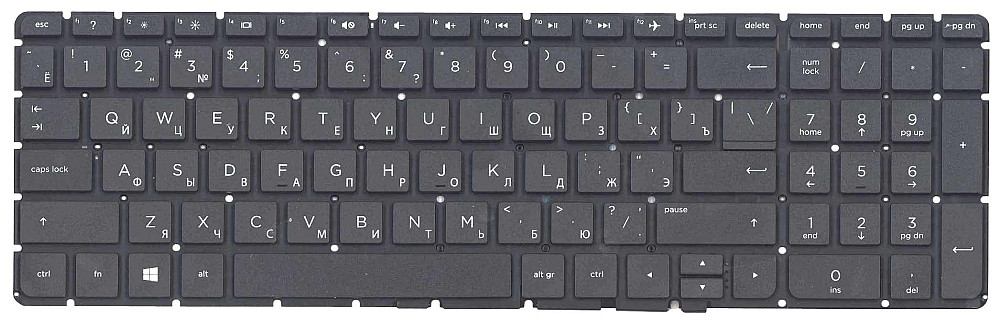 Клавиатура для ноутбука HP Pavilion (250 G4, 255 G4) Black, (No Frame) RU Вінниця - фото 2