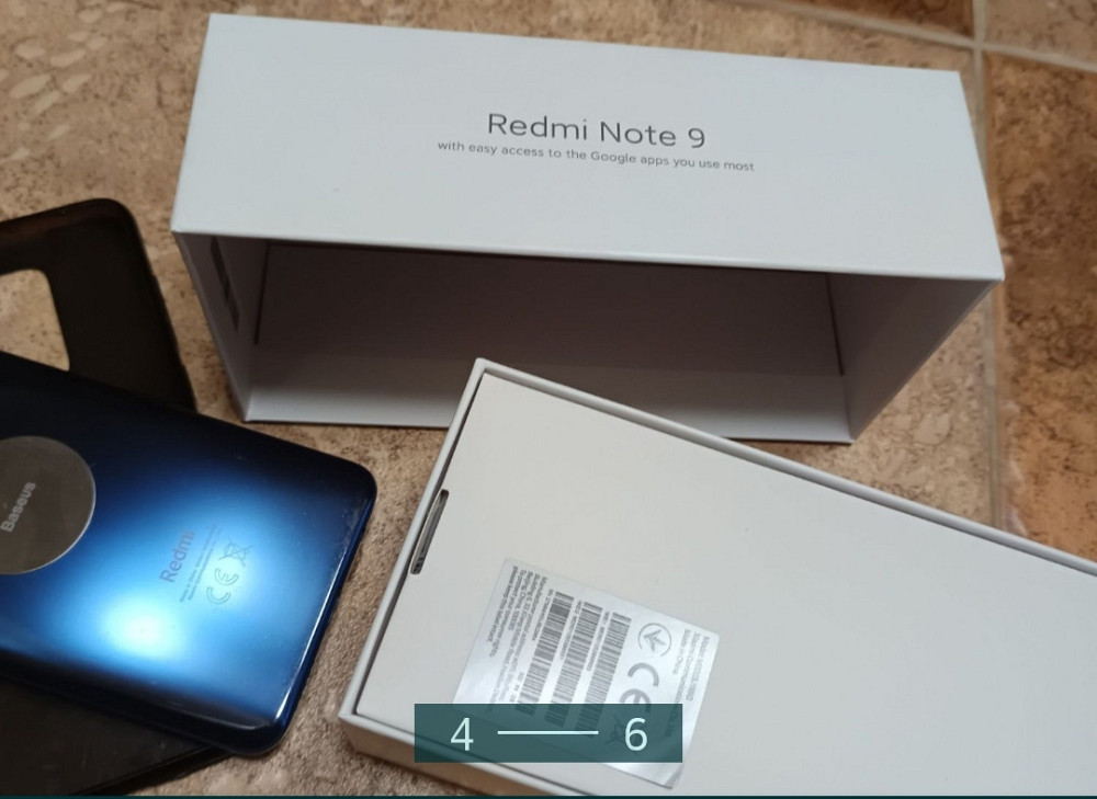 Телефон: Redmi Note 9, б/у , экран целый , камера 48 МР. Киев - изображение 4