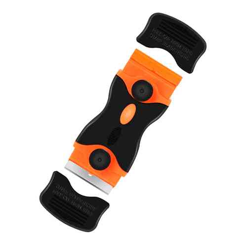 Скребок нож двусторонний с запасными лезвиями 20шт, пластик и сталь Винница