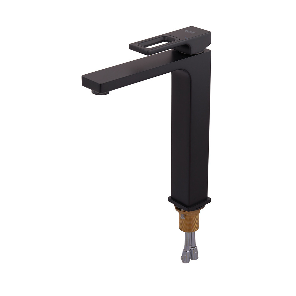 Высокий смеситель для умывальника Koer KB-11009-05 черный (KR3501) Харьков - изображение 7