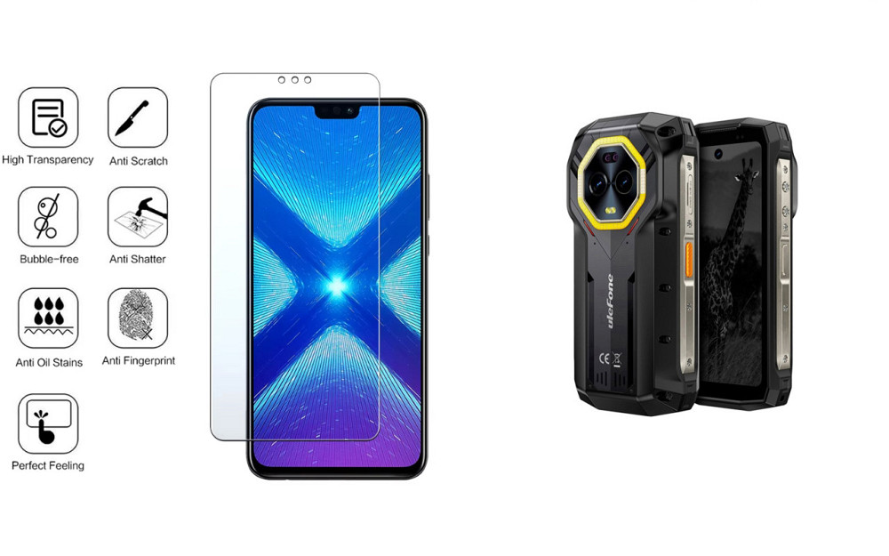 Захисне скло NeoGlass для Ulefone Armor Mini 20 Pro, Mini 20T Pro – надпрозоре та стійке Київ - фото 4