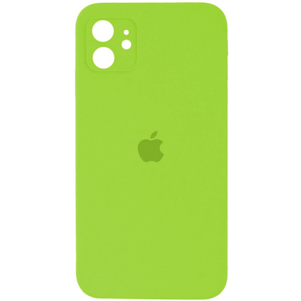 Чохол для смартфона Silicone Full Case AA Camera Protect for Apple iPhone 12 24,Shiny Green Киев - изображение 1