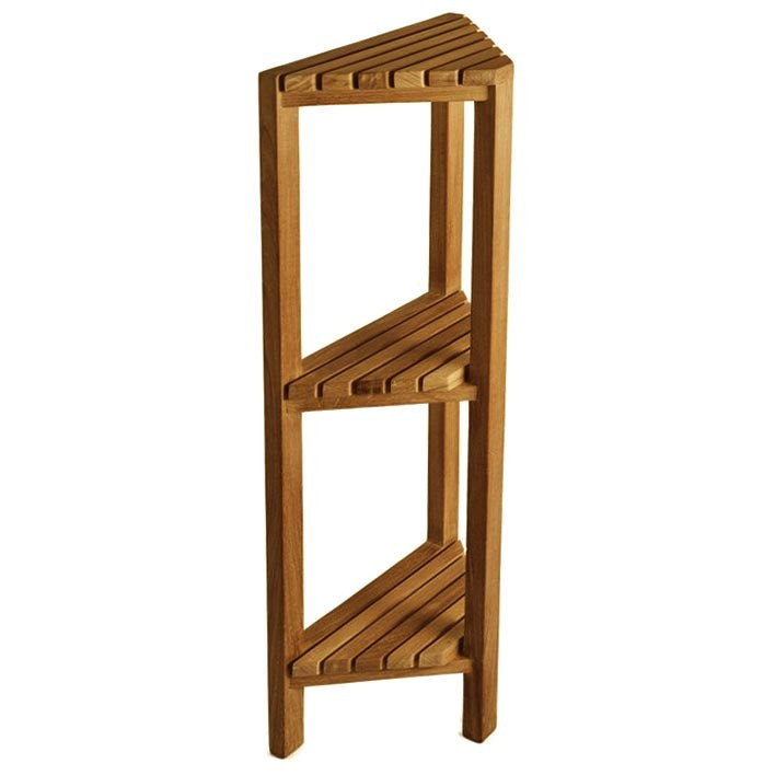 Стеллаж угловой для ванной 