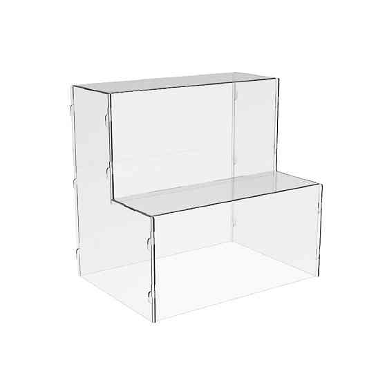 Товарна горка EKOSTAR на 2 сходи з акрилу 200x150x200 Київ