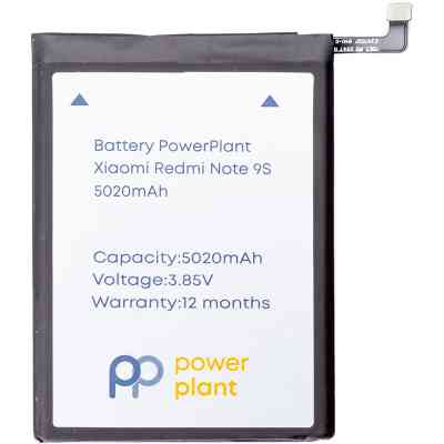 Акумуляторна батарея PowerPlant Xiaomi Redmi Note 9S (BN55) 5020mAh (SM220410) Вінниця