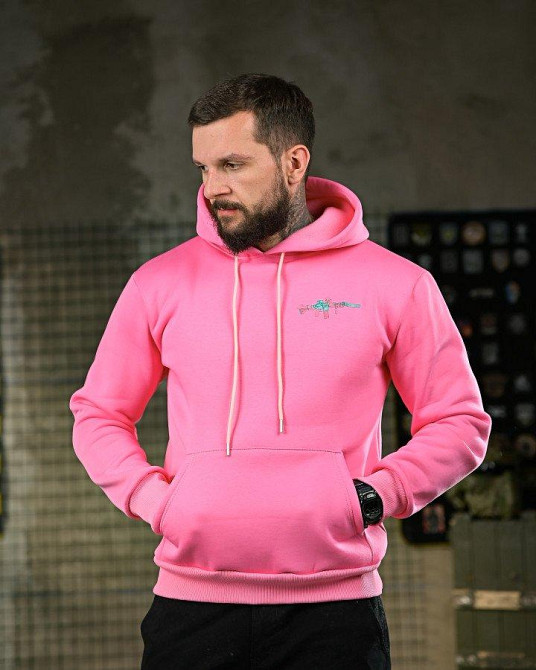 Милитари худи на флисе GENESIS M14 pink ПП8068 Одесса - изображение 2